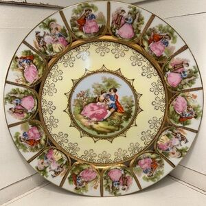 Vintage Royal Vienna “Love Story” Plate